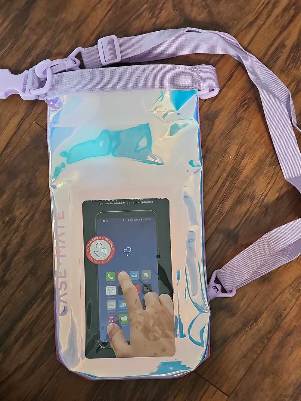 case-mate Lilac Waterproof Smartphone Pouch with Clear Touch Window